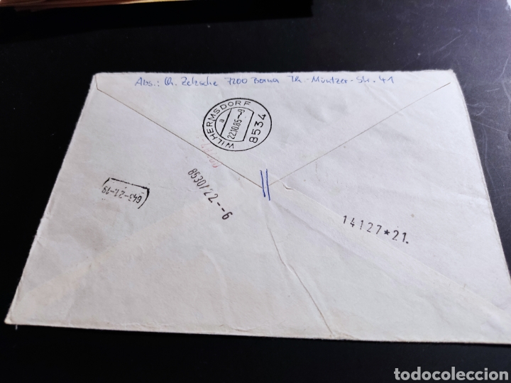 Sellos: Sobre circulado sellos DDR - Foto 2