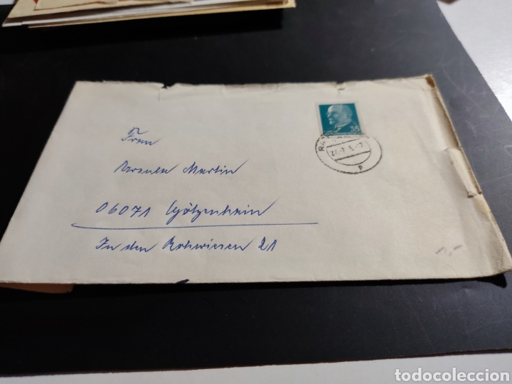 Sellos: Sobre circulado sellos DDR - Foto 1