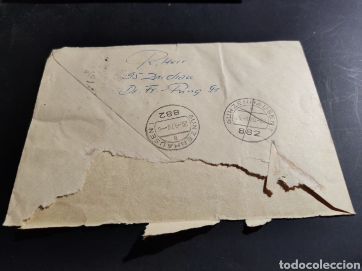 Sellos: Sobre circulado sellos DDR - Foto 2