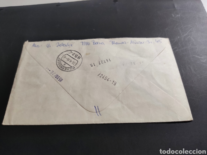 Sellos: Sobre circulado sellos DDR - Foto 2