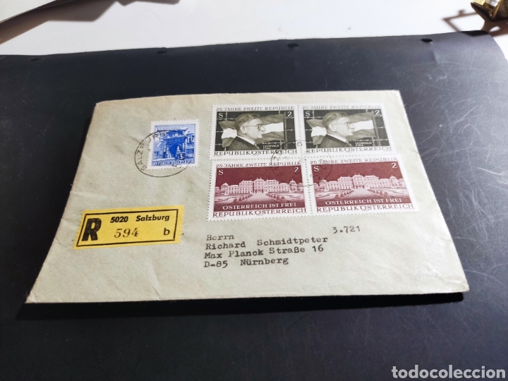 Sellos: Sobre circulado sellos Austria - Foto 1
