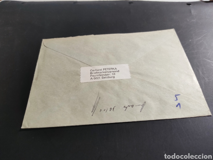 Sellos: Sobre circulado sellos Austria - Foto 2