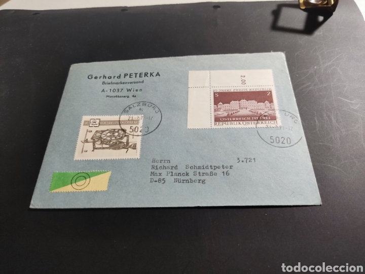 Sellos: Sobre circulado sellos Austria - Foto 1