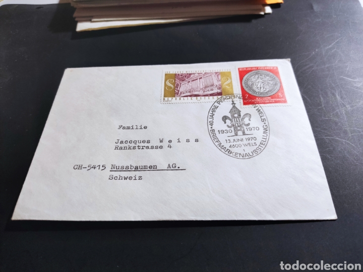 Sellos: Sobre circulado sellos Austria - Foto 1