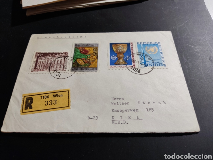 Sellos: Sobre circulado Austria - Foto 1