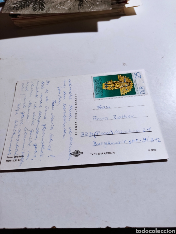 Sellos: Postal DDR Navidad - Foto 2