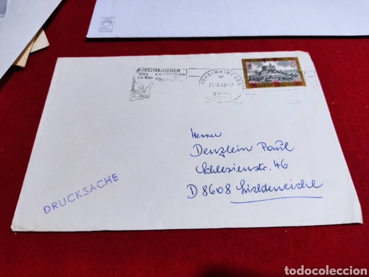 Sellos: Sobre circulado sellos Austria - Foto 1