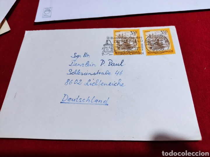 Sellos: Sobre circulado sellos Austria - Foto 1