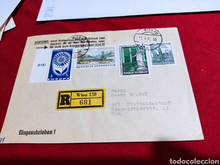 Sellos: Sobre circulado sellos Austria - Foto 1