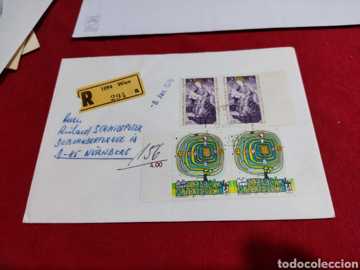 Sellos: Sobre circulado sellos Austria - Foto 1