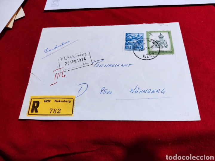 Sellos: Sobre circulado sellos Austria - Foto 1