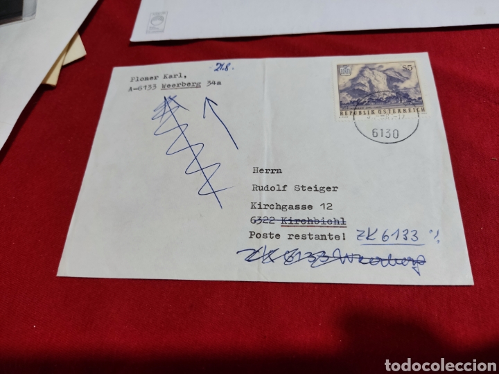 Sellos: Sobre circulado sellos Austria - Foto 1