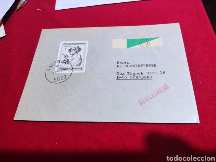 Sellos: Sobre circulado sellos Austria - Foto 1
