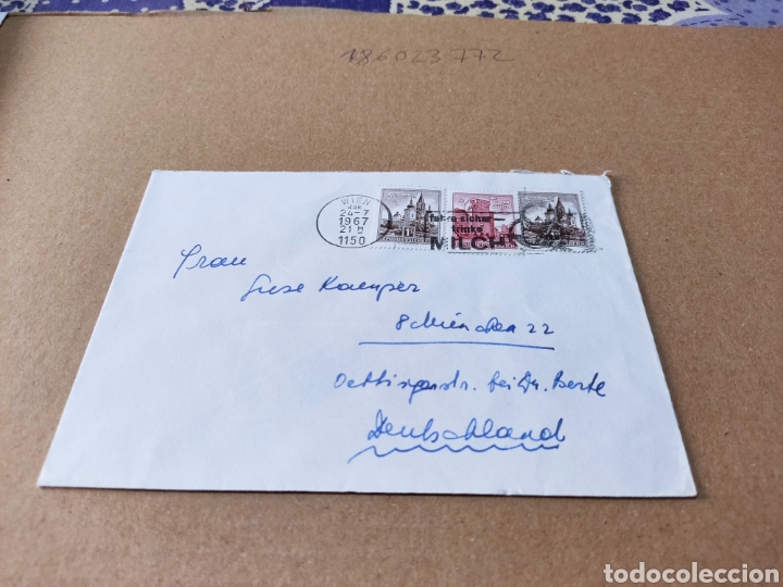 Sellos: Sobre circulado sellos Austria - Foto 1