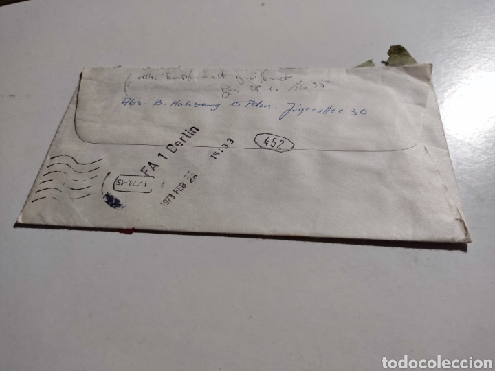 Sellos: Sobre circulado sellos DDR - Foto 2