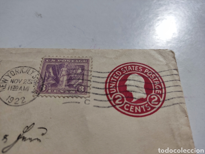 Sellos: Sobre circulado 1922 EEUU - Foto 3
