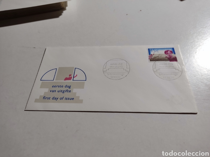 Sellos: Sobre primer d&iacute;a holanda - Foto 1
