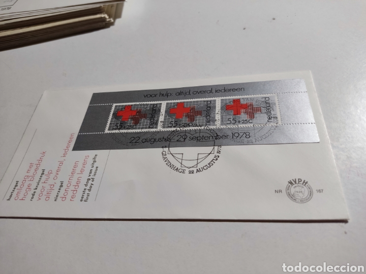 Sellos: Sobre primer d&iacute;a nederland - Foto 1