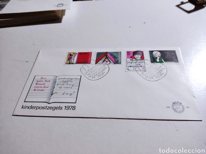 Sellos: Sobre primer d&iacute;a holanda - Foto 1