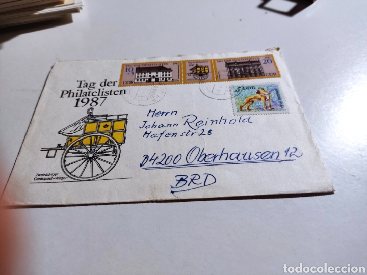 Sellos: Sobre primer d&iacute;a DDR - Foto 1