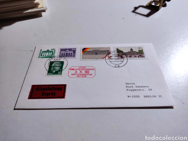 Sellos: Sobre primer d&iacute;a DDR - Foto 1