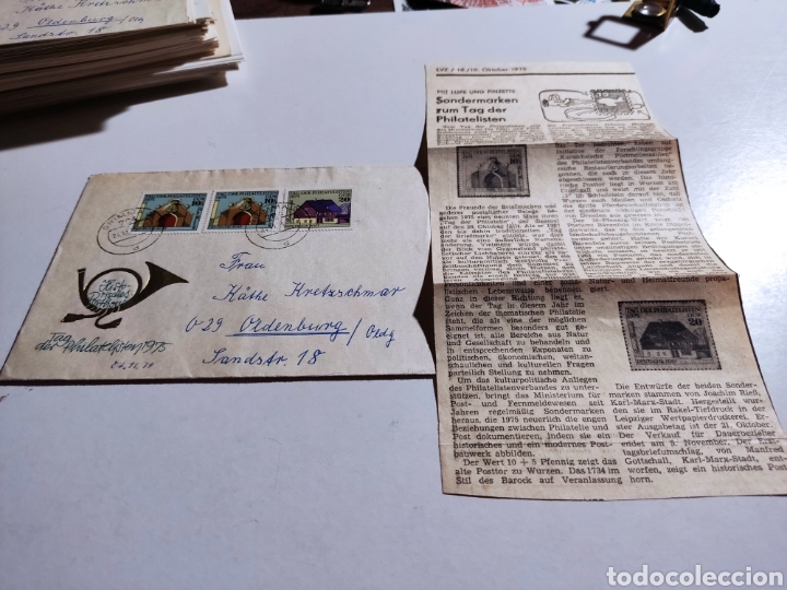 Sellos: Sobre primer d&iacute;a DDR - Foto 1