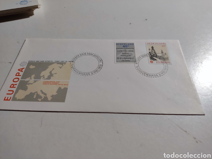 Sellos: Sobre primer d&iacute;a holanda - Foto 1