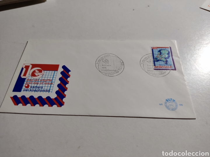 Sellos: Sobre primer d&iacute;a Holanda - Foto 1