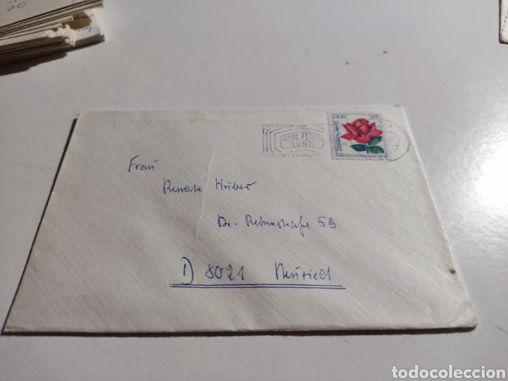 Sellos: Sobre circulado sellos DDR - Foto 1