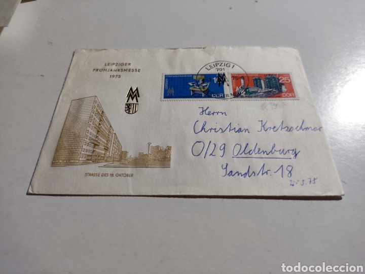 Sellos: Sobre primer d&iacute;a DDR - Foto 1