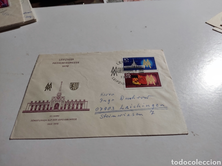Sellos: Sobre primer d&iacute;a DDR - Foto 1