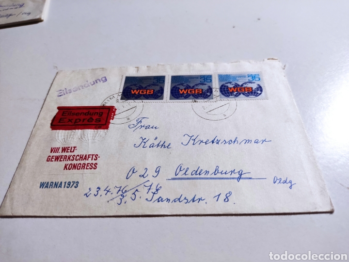 Sellos: Sobre primer d&iacute;a DDR - Foto 1