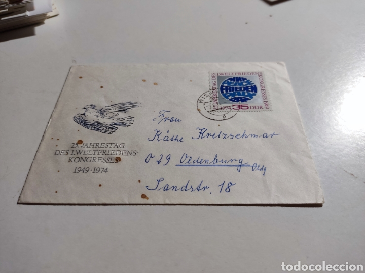 Sellos: Sobre primer d&iacute;a DDR - Foto 1