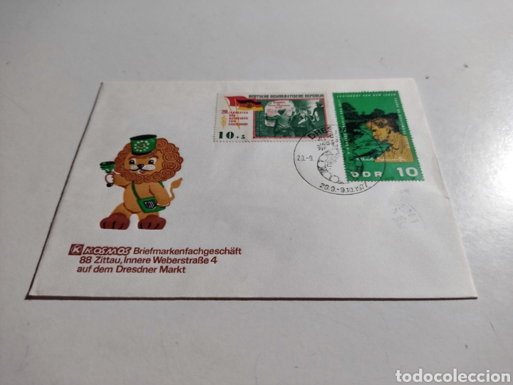 Sellos: Sobre primer d&iacute;a DDR - Foto 1