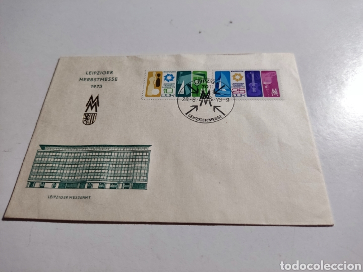 Sellos: Sobre primer d&iacute;a DDR - Foto 1
