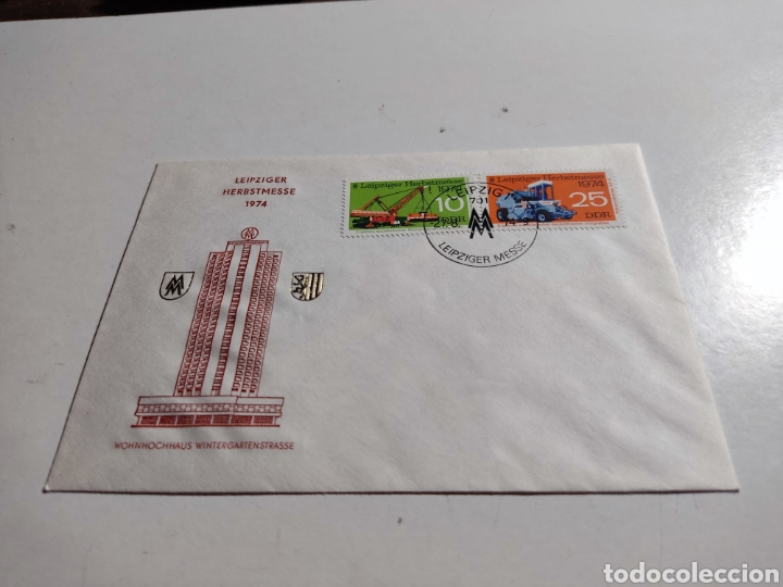 Sellos: Sobre primer d&iacute;a DDR - Foto 1