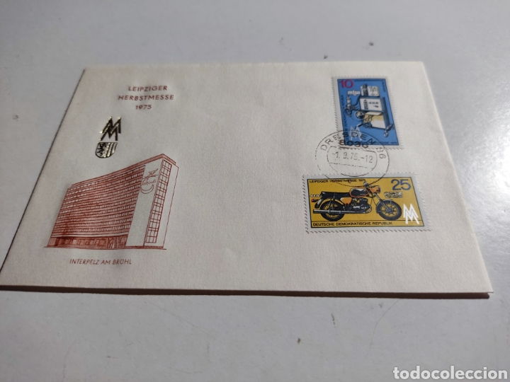 Sellos: Sobre primer d&iacute;a DDR - Foto 1