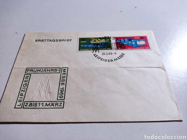 Sellos: Sobre primer d&iacute;a DDR - Foto 1