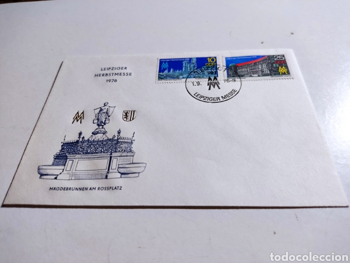 Sellos: Sobre primer d&iacute;a DDR - Foto 1