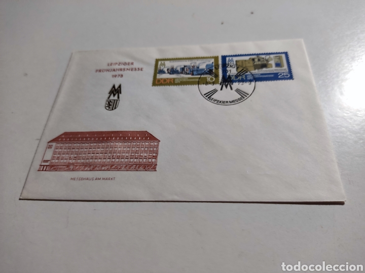 Sellos: Sobre primer d&iacute;a DDR - Foto 1