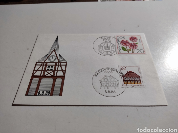 Sellos: Sobre primer d&iacute;a DDR - Foto 1