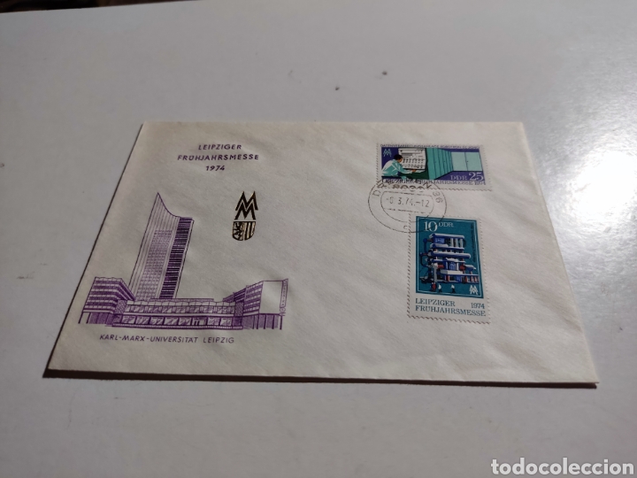 Sellos: Sobre primer d&iacute;a DDR - Foto 1