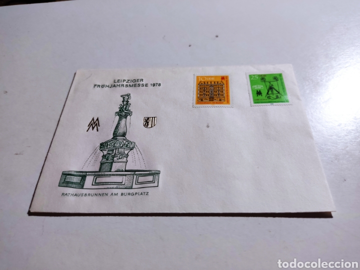 Sellos: Sobre primer d&iacute;a DDR - Foto 1