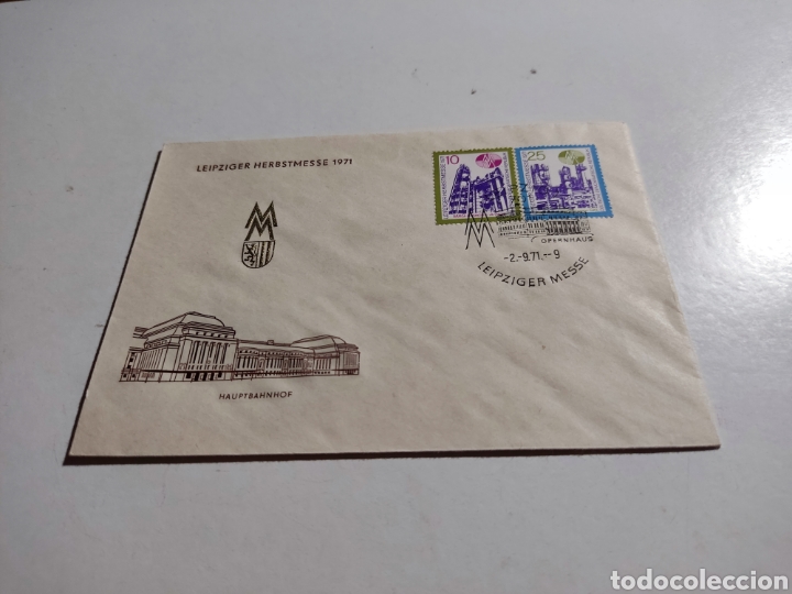 Sellos: Sobre primer d&iacute;a DDR - Foto 1