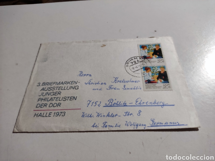 Sellos: Sobre primer d&iacute;a DDR - Foto 1