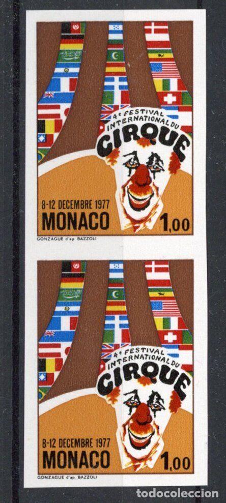 Sellos: MONACO SIN DENTAR IMPERFORATE CIRCO CIRCUS - Foto 1
