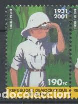 Sellos: CONGO TINTIN COMIC HERGE - Foto 1
