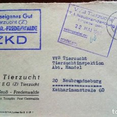 Sellos: ALEMANIA DEMOCRÁTICA, RDA, DDR, 1968, FREDENWALDE, FRANQUICIA ZKD. Lote 363081025