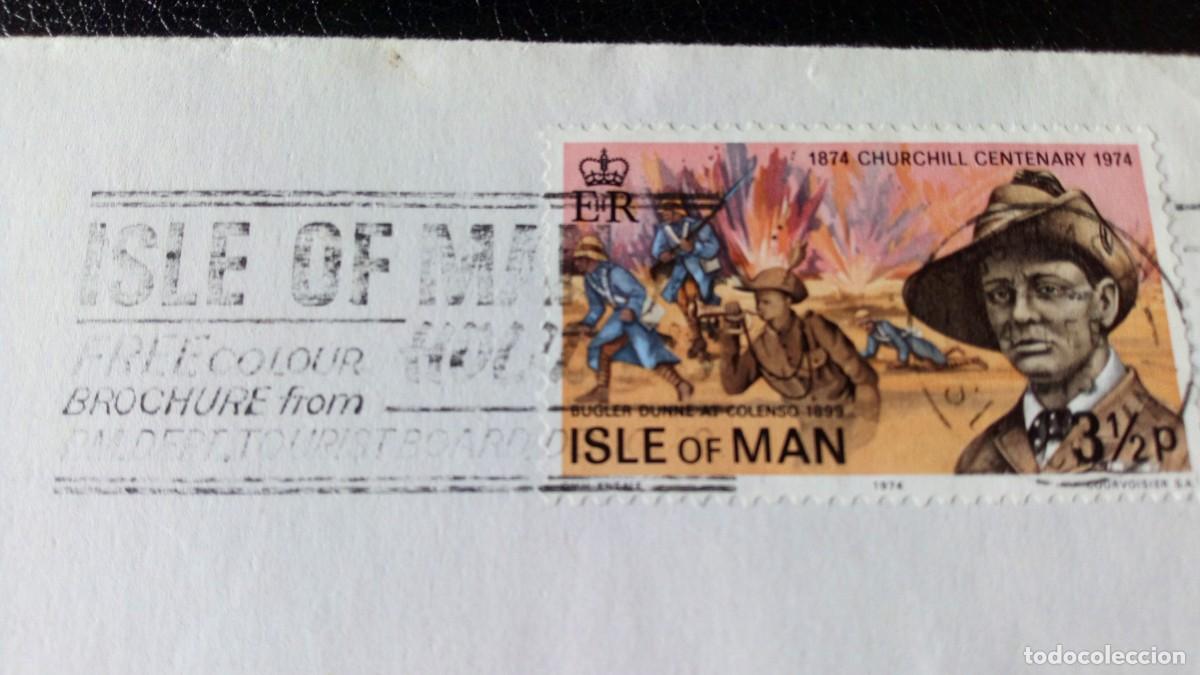 Sellos: ISLA DE MANN 1974, CENTENARIO DE CHIRCHILL - Foto 2