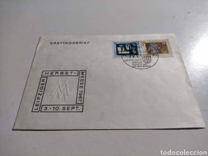 Sellos: Sobre primer d&iacute;a DDR - Foto 1